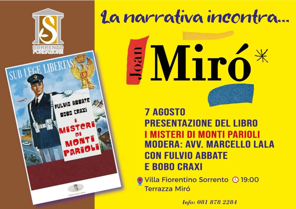 presentazione I misteri di Monti Parioli