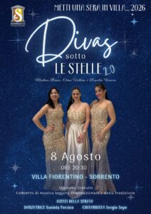 Divas sotto le stelle 2.0 musica e spettacolo a Villa Fiorentino