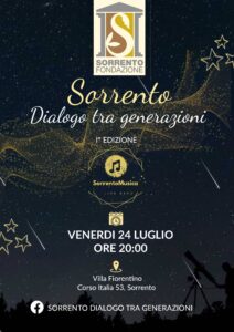 Eventi 24 luglio 2026 Sorrento - Dialogo tra generazioni