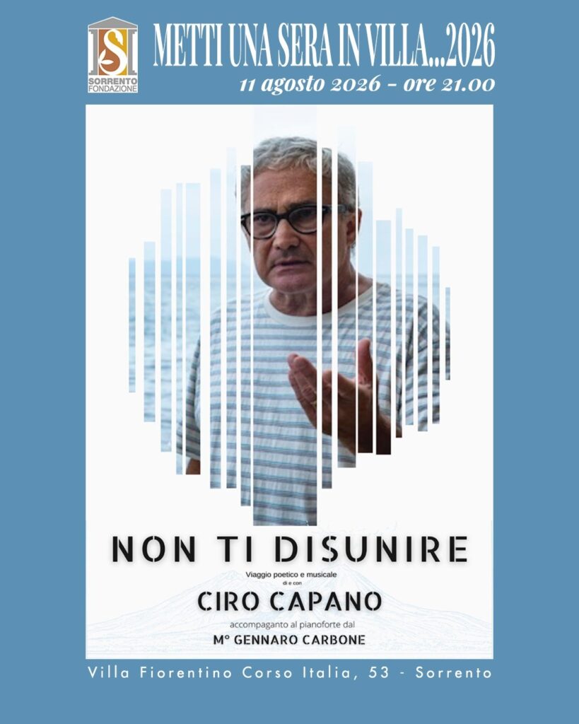 Non ti disunire - Ciro Capano a Villa Fiorentino